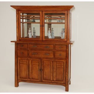 GS Furniture Arts and Crafts Bungalow China Cabinet