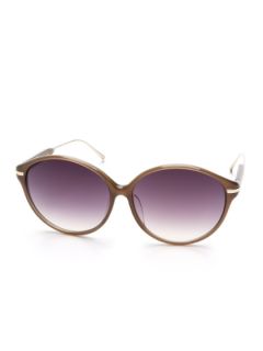 Oversized Round Frame by Linda Farrow Luxe