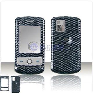 LG CU720 Shine Cell Phone Carbon Fiber Design Protective Case Faceplate Cover  Office Supplies 