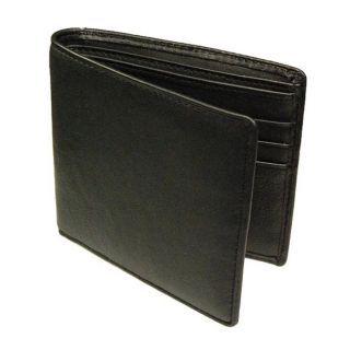 Castello Black Nappa Leather Billfold Wallet