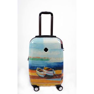 Neocover Caribbean Relaxation 20 inch Carry on Hardside Spinner Luggage