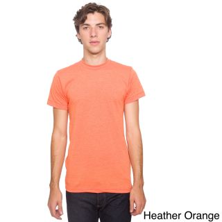 American Apparel American Apparel Unisex Poly cotton Crew Neck T shirt Orange Size XS