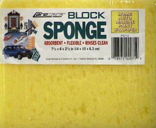 Acme Sponge & Chamois C Block Sponge 7.5x6x2.5 Ps712   Cleaning Sponges