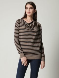 CASHMERE STRIPED JANE SWEATER by Demy Lee