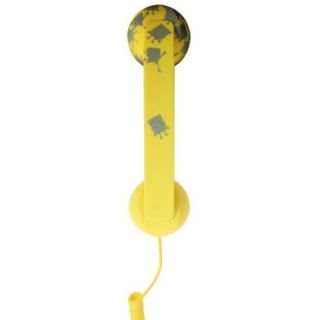 POP Patterned Phone Handset   Spongebob Yellow      Electronics