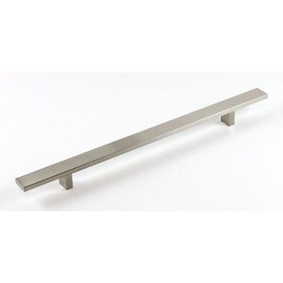 Contemporary 16 Rectangular Design Stainless Steel Finish Cabinet Bar Pull Handle (case Of 10)