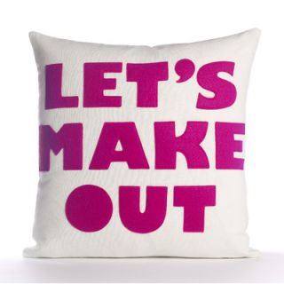 Alexandra Ferguson Lets Make Out Decorative Pillow LEMAK XX Size 16 W x 