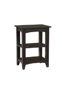 Alaterre ASCA02CL Shaker Cottage 2 Shelf End Table, Chocolate  