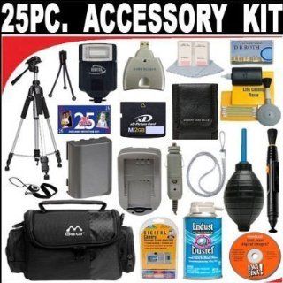25 PC ULTIMATE SUPER SAVINGS DELUXE DB ROTH ACCESSORY KIT For The Olympus Stylus 1040 sw, 1200 SW, 1050 SW, 850 SW, 840 SW, 830 SW, 820 SW, 790 SW, 780 SW, 770 SW, 760 SW, 750 SW, 740 SW, 730 SW, 725 SW, 720 SW, 700 SW Digital Cameras + BONUS Gift  Waterp