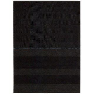 Calvin Klein Vale Onyx Black Rug (79 X 1010)