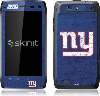 NFL   New York Giants   New York Giants Distressed   Motorola Droid 4   Skinit Skin Cell Phones & Accessories