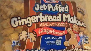 Kraft Jet puffed Holiday Flavored Marshmallows (Gingerbread Mallows)  Grocery & Gourmet Food