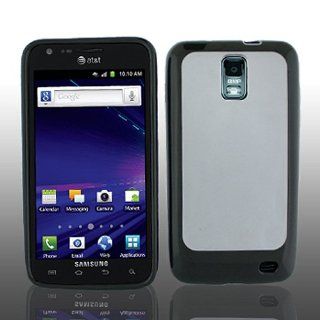Frosted Clear Black Hard Cover Case for Samsung Galaxy S2 S II AT&T i727 SGH I727 Skyrocket Cell Phones & Accessories