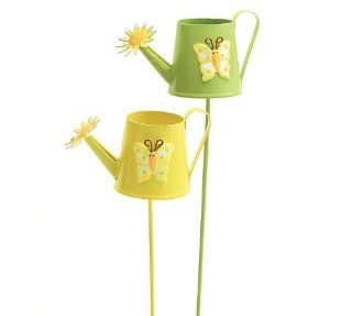 Set of 2 Watering Can Decorative Picks