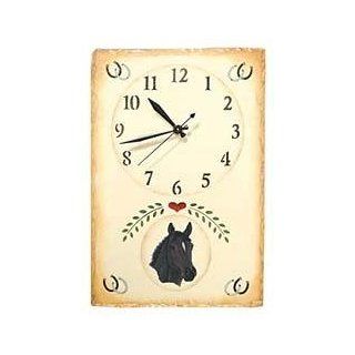 Thoroughbred Horse Clock   Wall Clocks