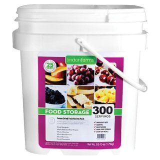 Lindon Farms 300 Tropical Freeze Dried Fruits Emergency Food Storage (From the Makers of Chef's Banquet)  Camping Freeze Dried Food  Sports & Outdoors