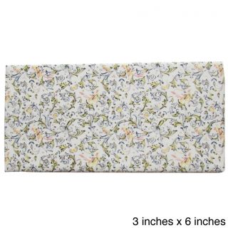 Ceramic Wall Tile Floral Design Pattern (pack Of 20)