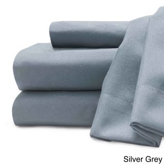Baltic Linen Soft   Cozy Easy Care Sheet Set Grey Size Twin