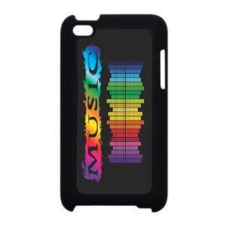 Rikki KnightTM Neon Music Equalizers Design iPod Touch Black 4th Generation Hard Shell Case Computers & Accessories