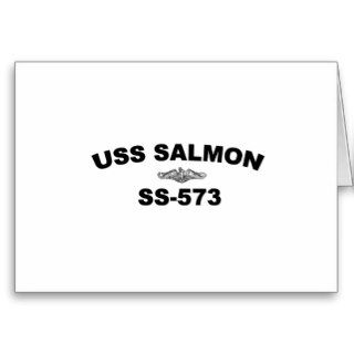 USS SALMON (SS 573) CARD
