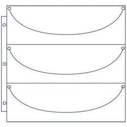 Scraprack Basic Storage Pages 10/pkg   Triple Play