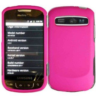 Hot Pink Hard Case Cover for Samsung Admire R720 Samsung Rookie Cell Phones & Accessories