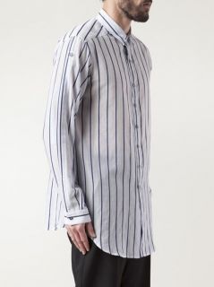 Ann Demeulemeester Boxy Striped Shirt   H. Lorenzo
