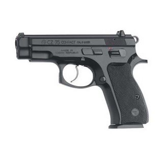 CZ USA 10 + 1 Round Compact 9MM Pistol w/Nickel Finish 416411