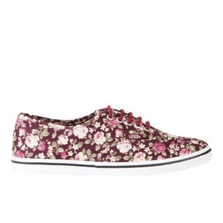 Vans Womens Authentic Lo Pro Floral Trainers   Tawny      Womens Footwear