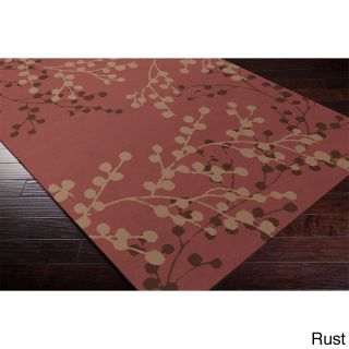 Hand tufted Amador Contemporary Floral Wool Area Rug (36 X 56)