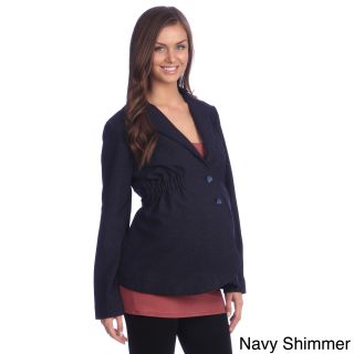Ashley Nicole Maternity Ashley Nicole Maternity Career Jacket Blue Size S (4  6)