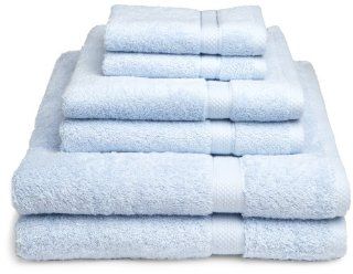 Pike Street 100 Percent Egyptian Cotton 725 Gram 6 Piece Towel Set, Sea Blue  