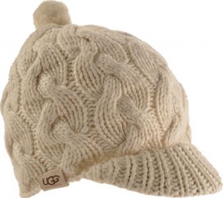 UGG Cable Visor Cap with Pom