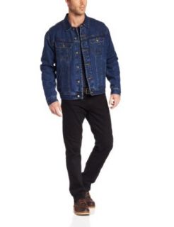 Wrangler Men's Rugged Wear Flannel Lined Jacket at  Mens Clothing store Denim Jackets