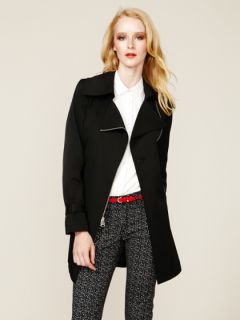 Barbara Asymmetrical Zip Trench by Via Spiga