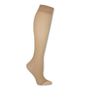 Hanes 0B315 Silk Reflections Silky Sheer Toeless Knee Highs with no slip band