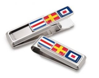 M Clip Mariner Nautical Signal Flag Stainless Steel Money Clip at  Mens Clothing store Money Clip Wallets