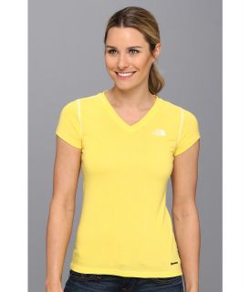 The North Face S/S RDT V Neck Tee Womens T Shirt (Yellow)