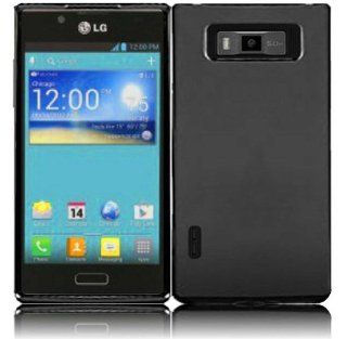 SODIAL(TM) For LG Splendor Venice US730 TPU Cover Case Black Cell Phones & Accessories