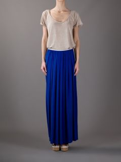 Erika Cavallini Semi Couture Pleated Maxi Skirt