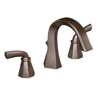 Moen Ts448orb Two Lever Handle 8 16 Center Oil Rubbed Bronze Bath Faucet With Trim