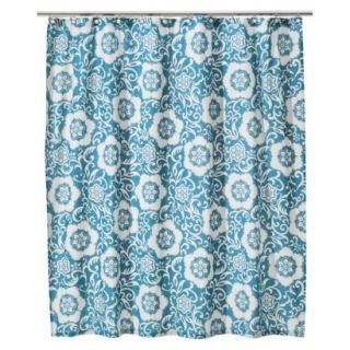Boho Boutique™ Taj Reverse Shower Curtain   Blue