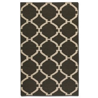 Bermuda Charcoal Wool Rug (8x10)