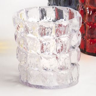 Kartell Matelassé Vase 1225 Color Transparent Crystal