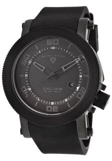 Swiss Legend 30464 BB 01 GRYA  Watches,Cyclone Black Silicone Black Dial Black Case Grey Accents, Fashion Swiss Legend Quartz Watches