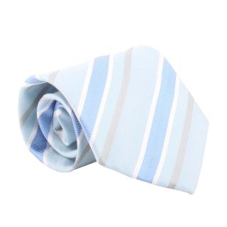 Ferrecci Mens Sky Blue Necktie And Cuff Links Boxed Set