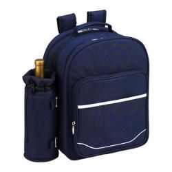 Picnic At Ascot Picnic Backpack For Four Trellis Blue