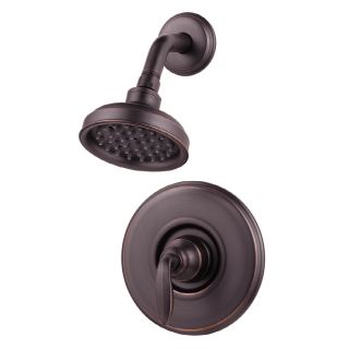 Pfister Avalon Tuscan Bronze 1 Handle Shower Faucet Trim Kit with Rain Showerhead
