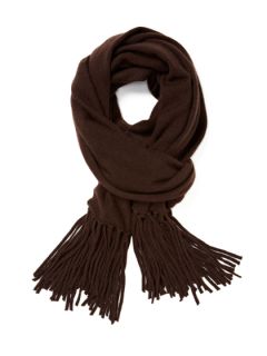 Cashmere Fringe Scarf 70" x 20" by Magaschoni
