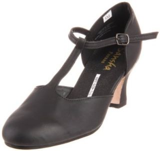 Sansha Women's Poznan Character Shoe, Black, 4 M US Dance Shoes Shoes